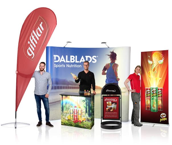 10% rabatt hos Rollup-Kungen. Spara på banderoller, beachflaggor och bildbyten